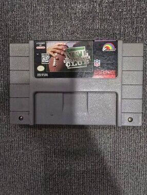 Nintendo NFL Quarterback Club SNES Cartridge - Gray